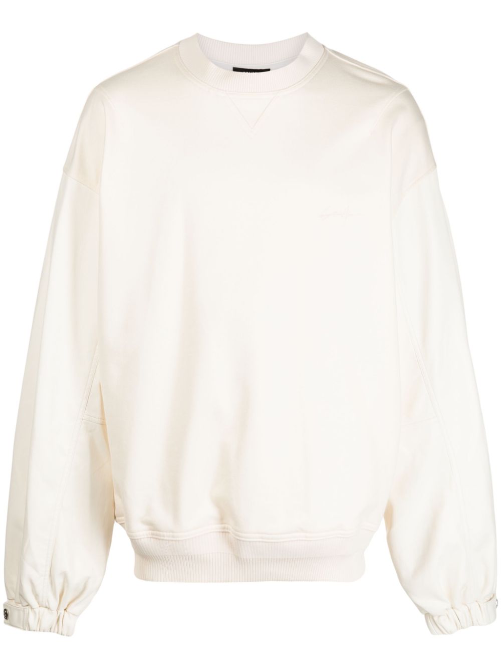 Swing logo-embroidered sweatshirt - Neutrals