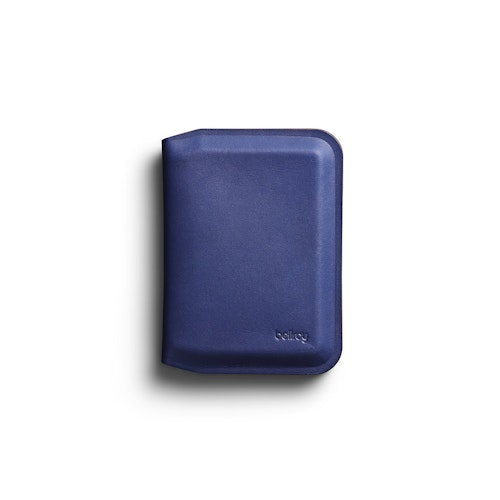 Apex Slim Sleeve Slim Molded Leather Wallet Indigo