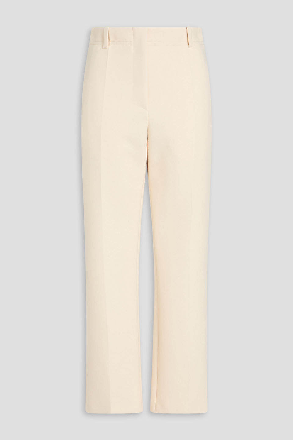 Loren crepe straight-leg pants - White - XXS