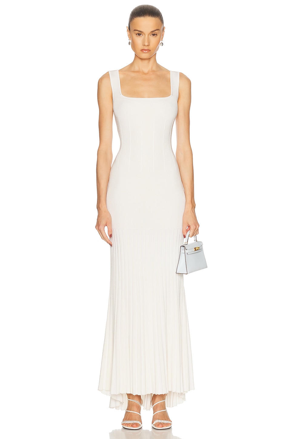 GALVAN Atlanta Gown in White - White.  L also in