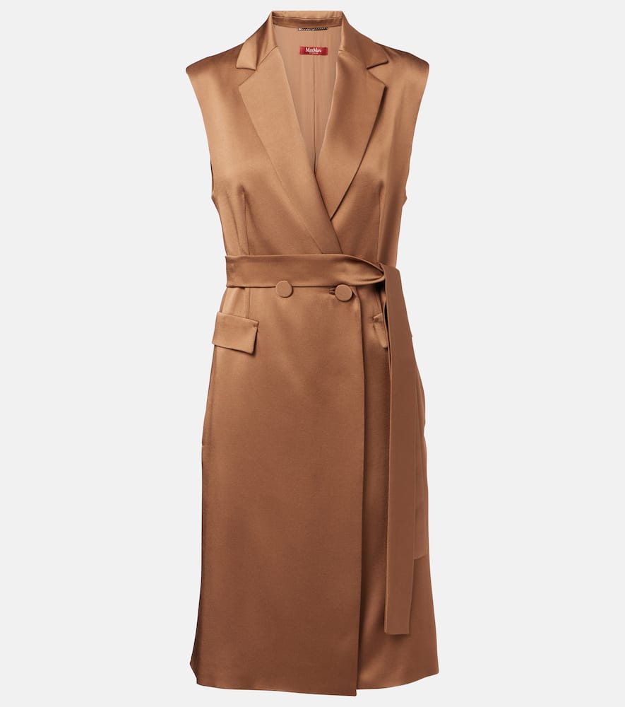 Afgano belted satin jacket