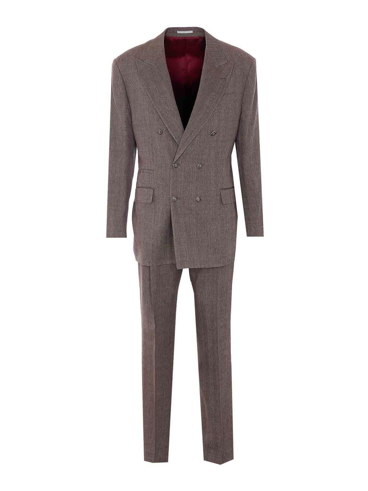 Brunello Cucinelli - double breasted coat nylon silk blend