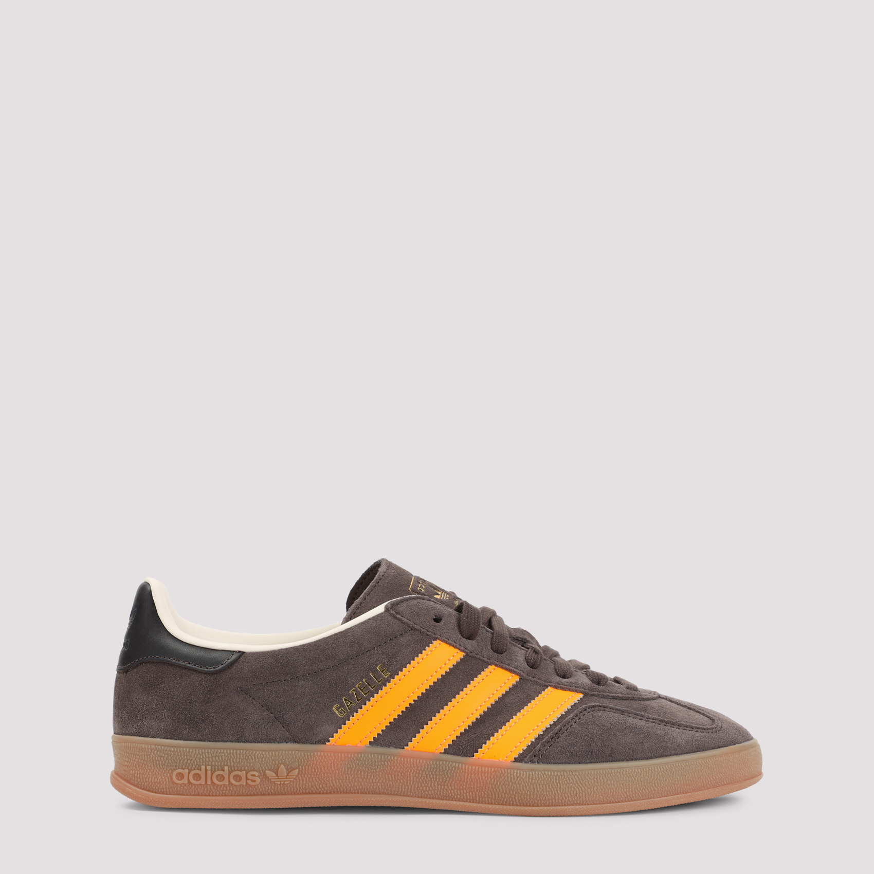Gazelle Indoor Sneakers Brown Suede Leather Rubber Shoe - Men