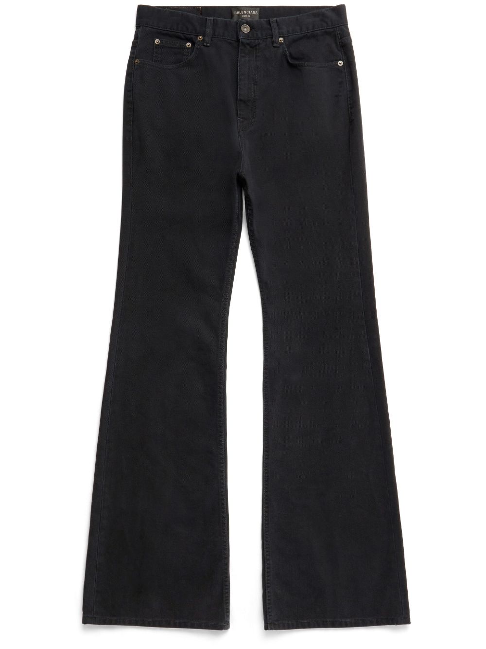 Low-rise flared jeans - Black