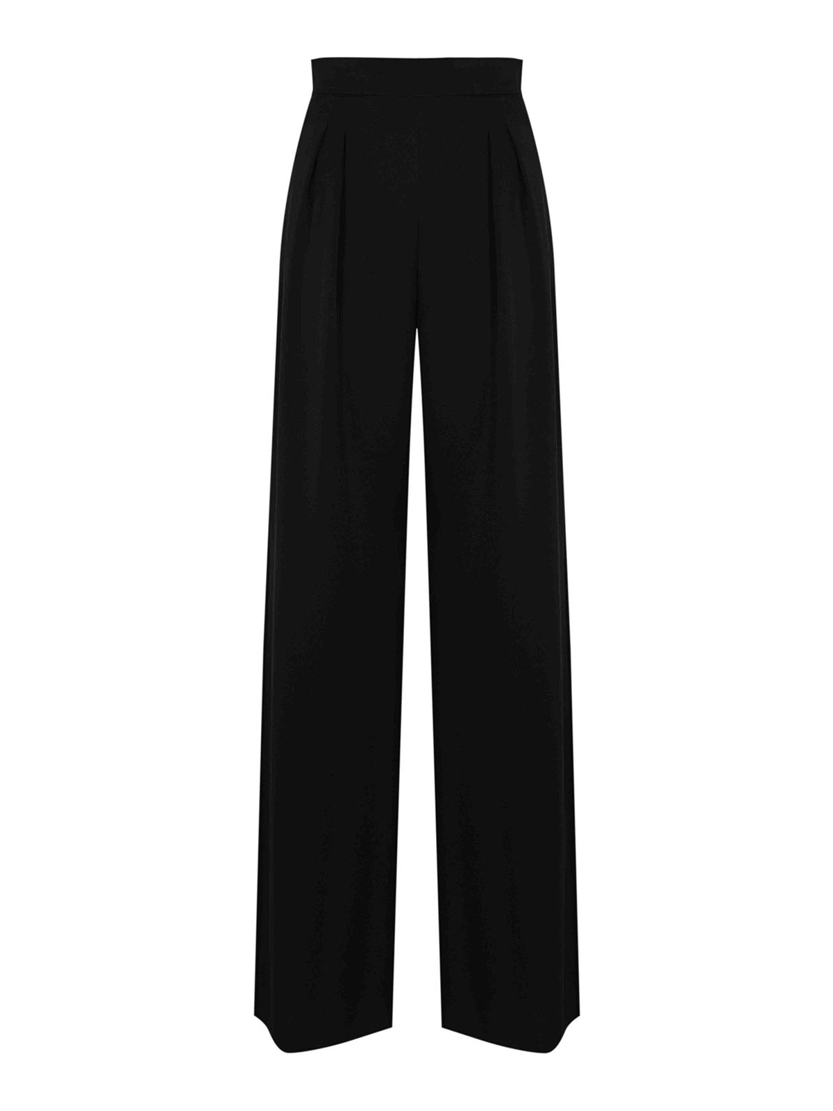 Msedivo trousers in shiny light satin