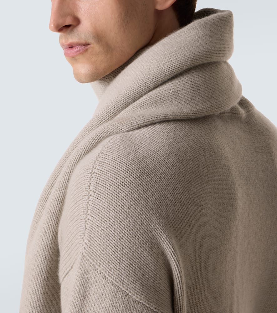 Rex 2 scarf-detail cashmere sweater
