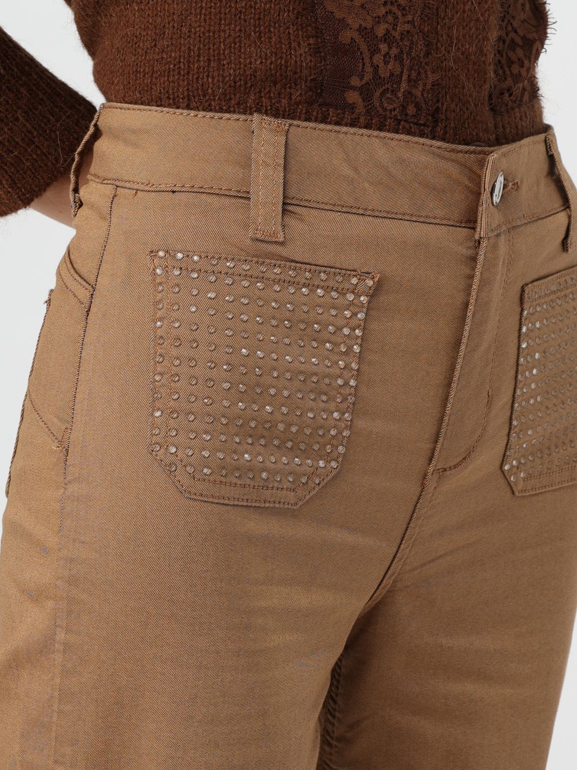 Pants Woman color Sand