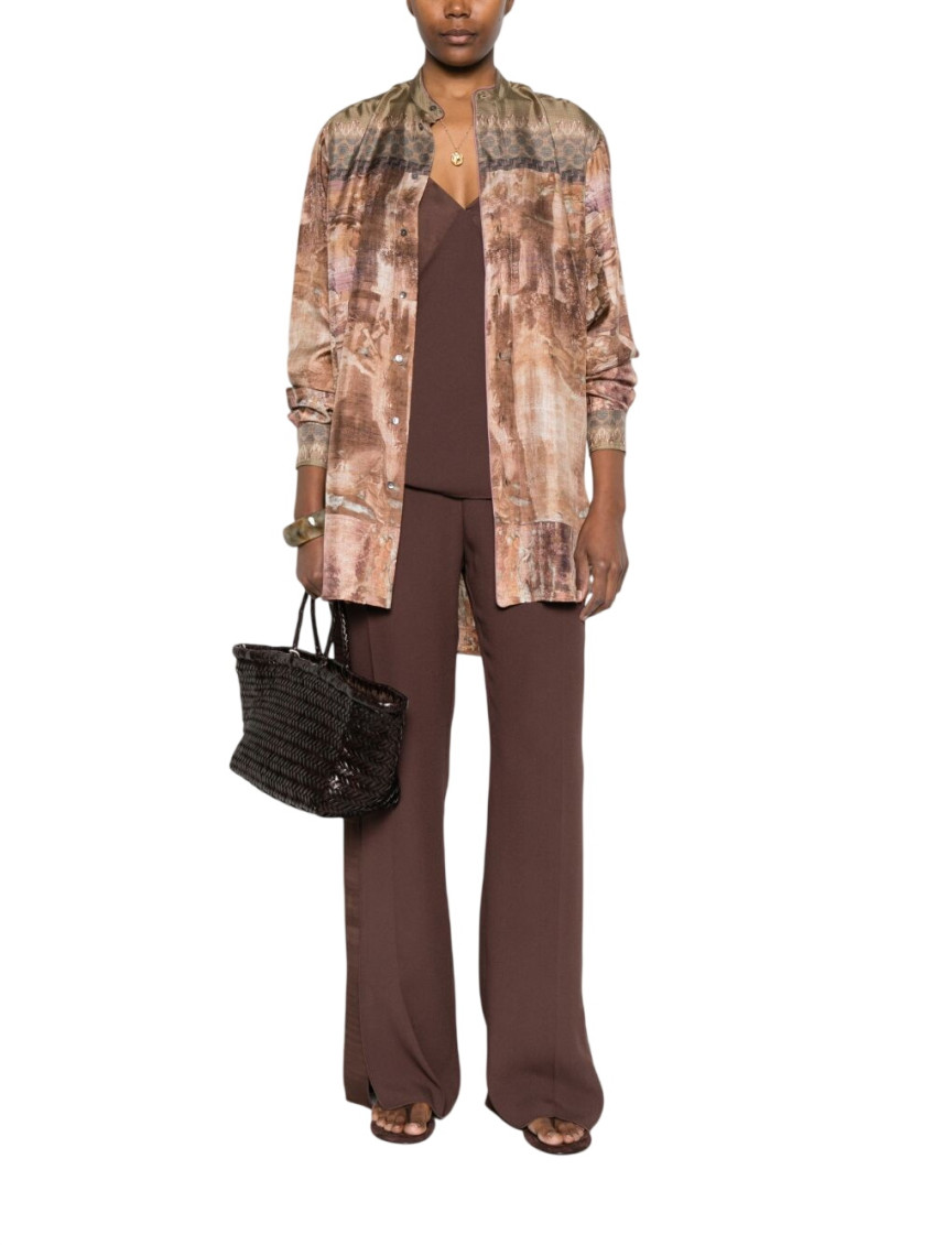 Printed Silk Shirt