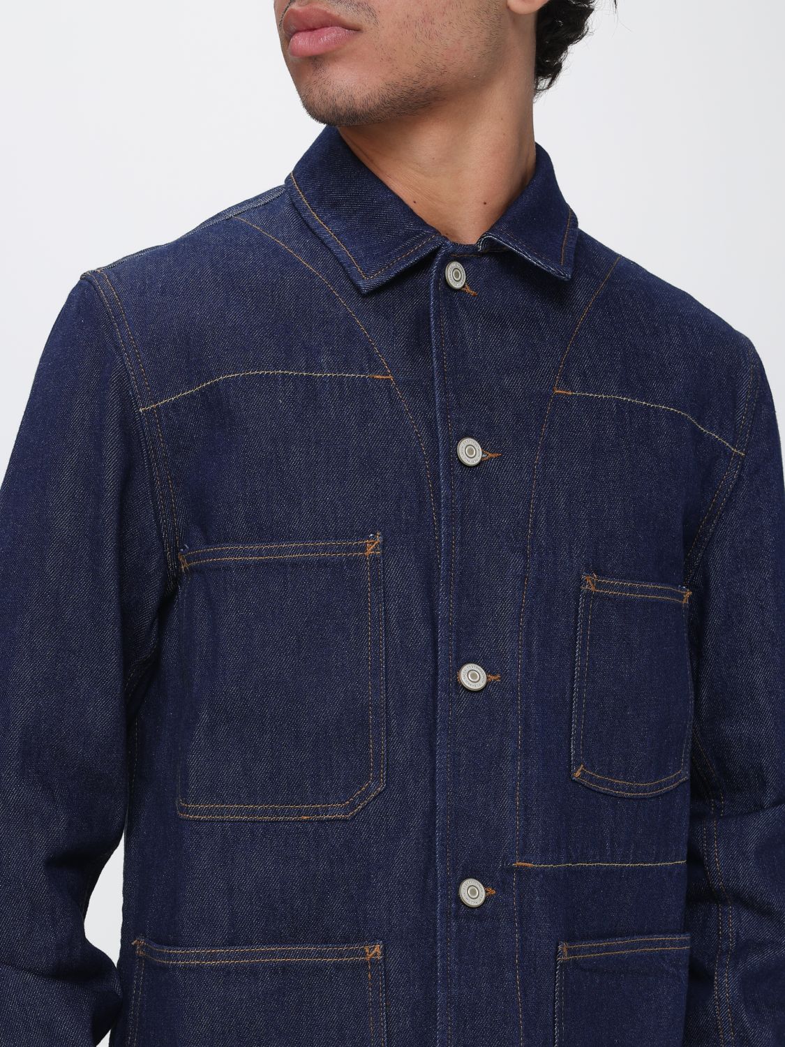 Jacket Men color Blue