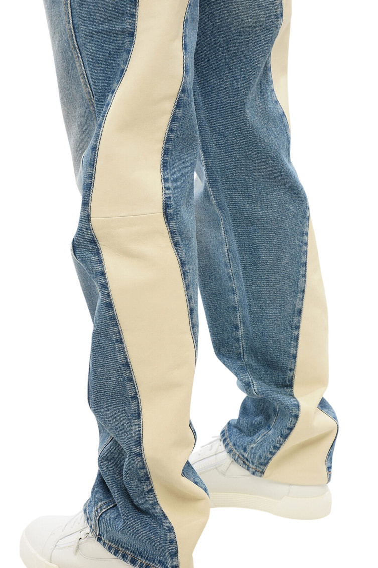 Blue Mid Rise Jeans