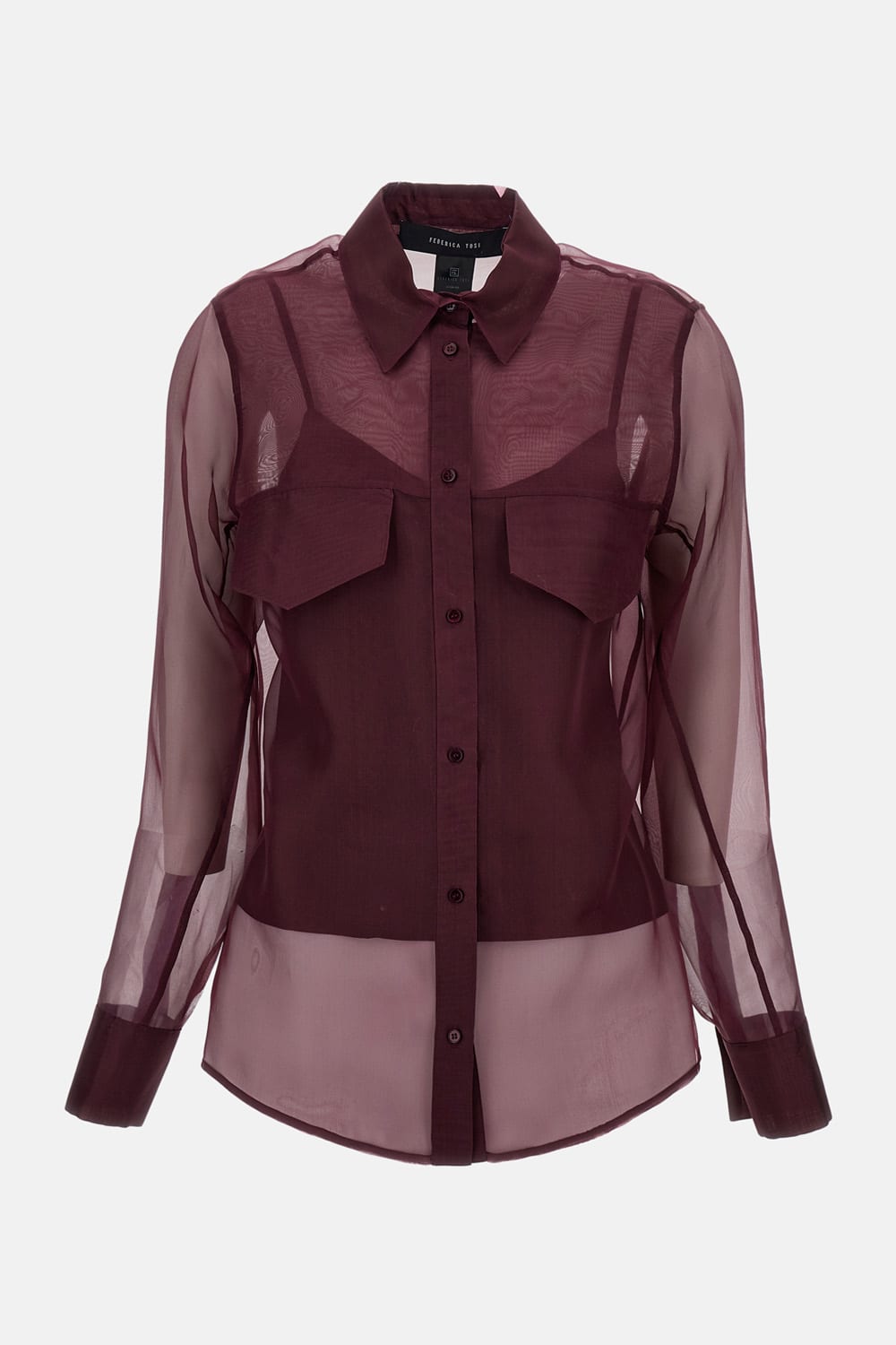 Red Silk Shirt