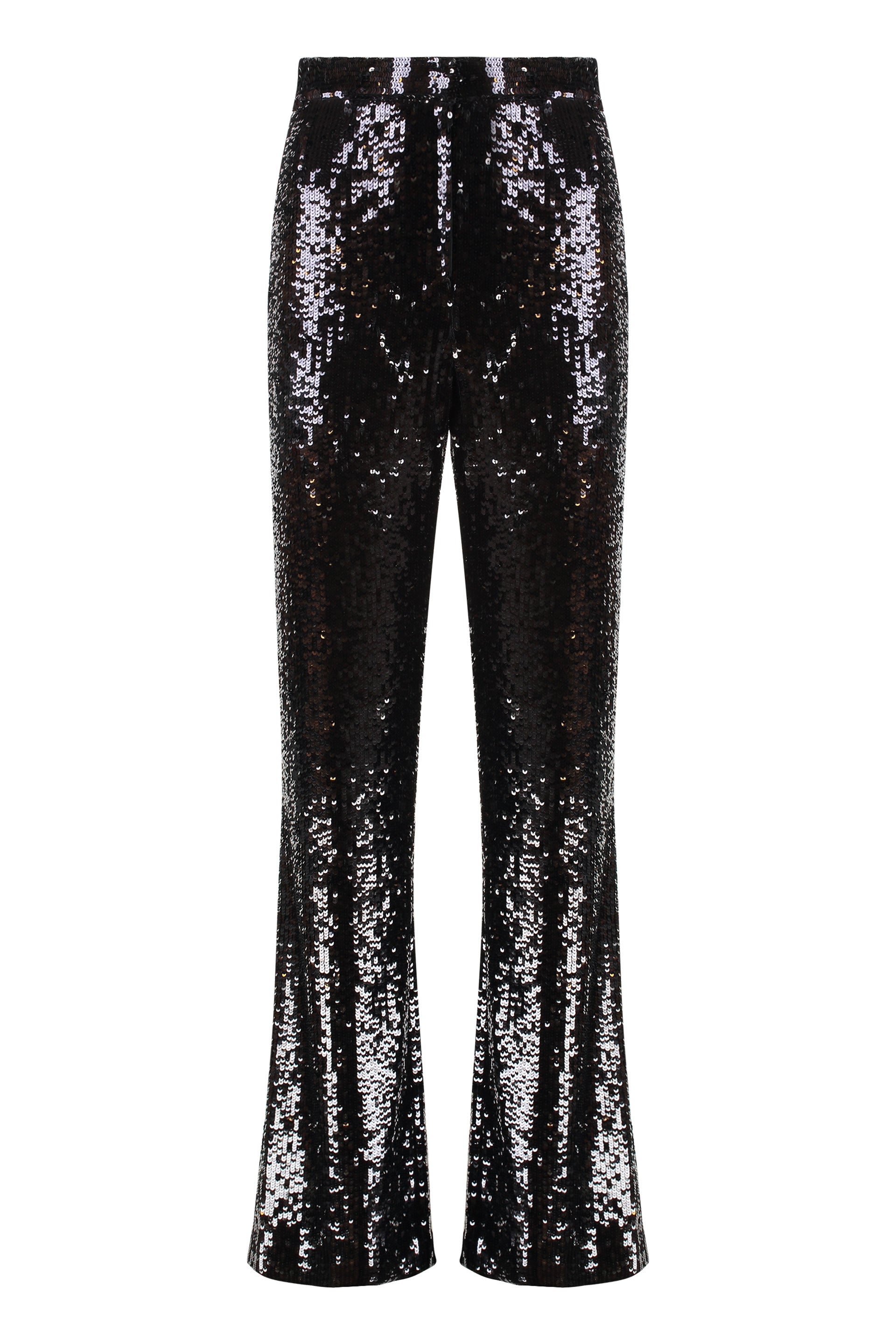 Sequin-embellished Flared Trousers