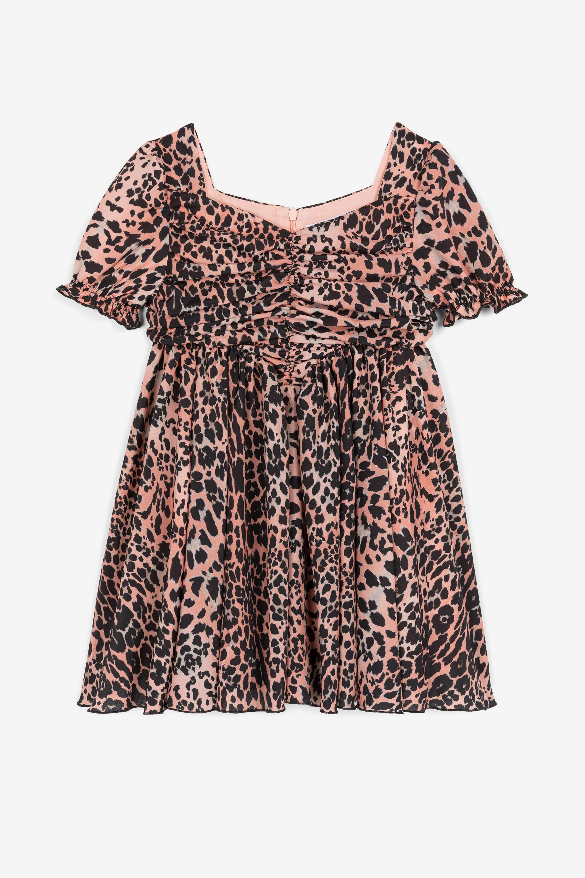 Leopard-print Dress - Female Girls (4