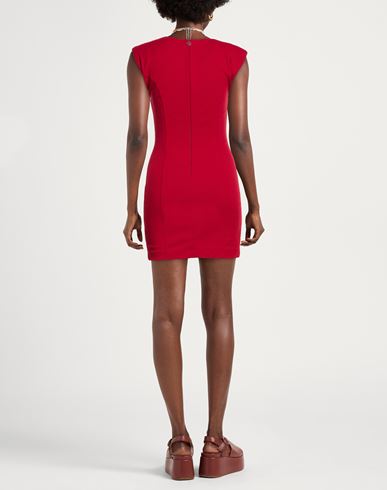 Woman Mini dress Red Size XS Polyester, Elastane