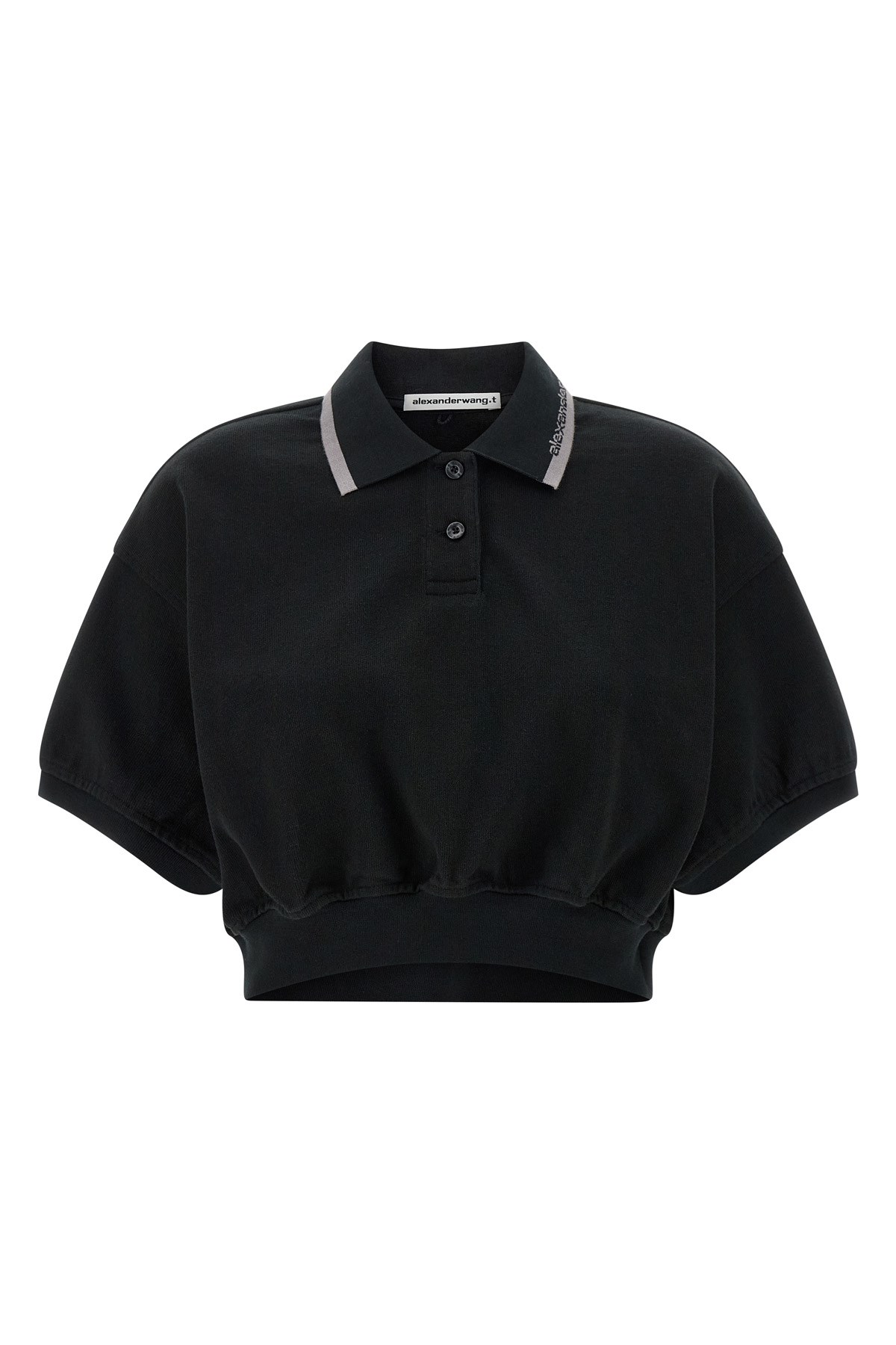 Intarsia Collar Polo Shirt