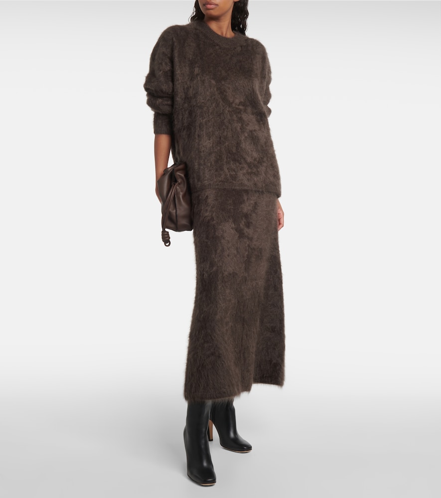Asta cashmere maxi skirt