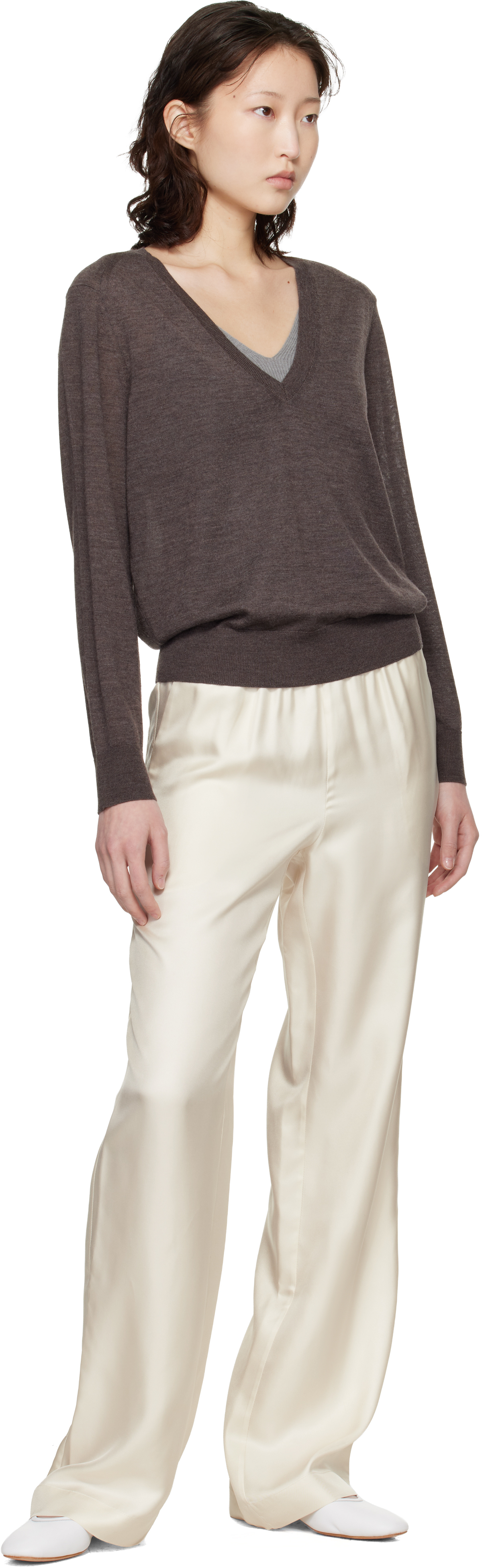 Off-White Alera LDS Silk Twill Trousers