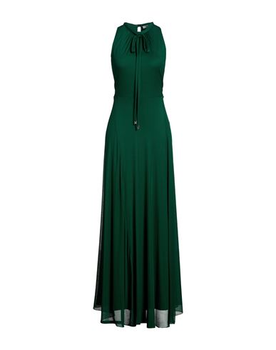 Woman Maxi dress Green Size 10 Viscose, Polyester