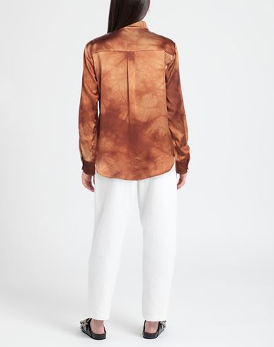 Sleep No More Woman Shirt Camel Size L Silk