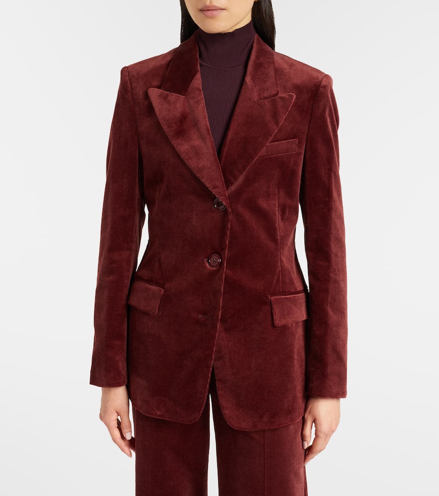 Twisted Structure corduroy blazer