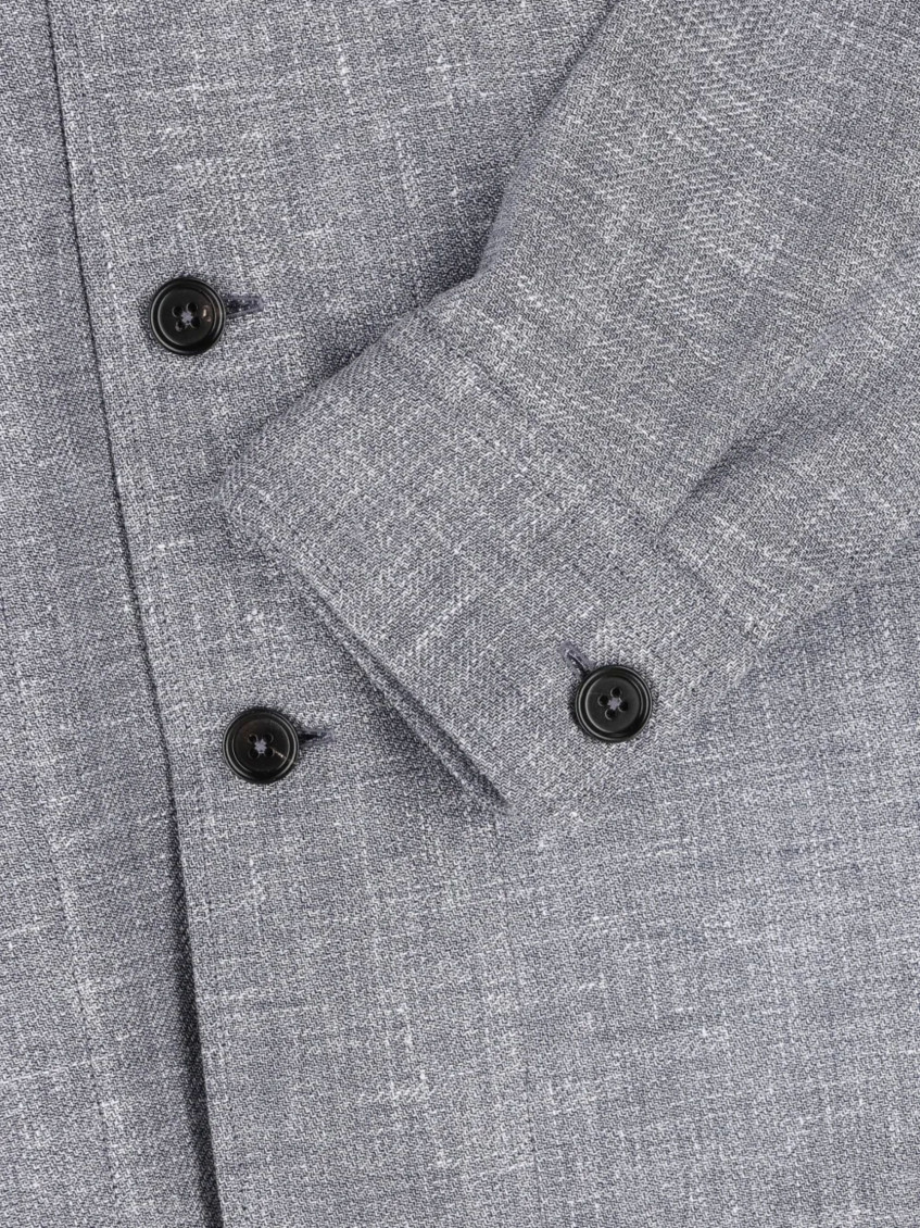 Linen, Wool, And Silk Shirt