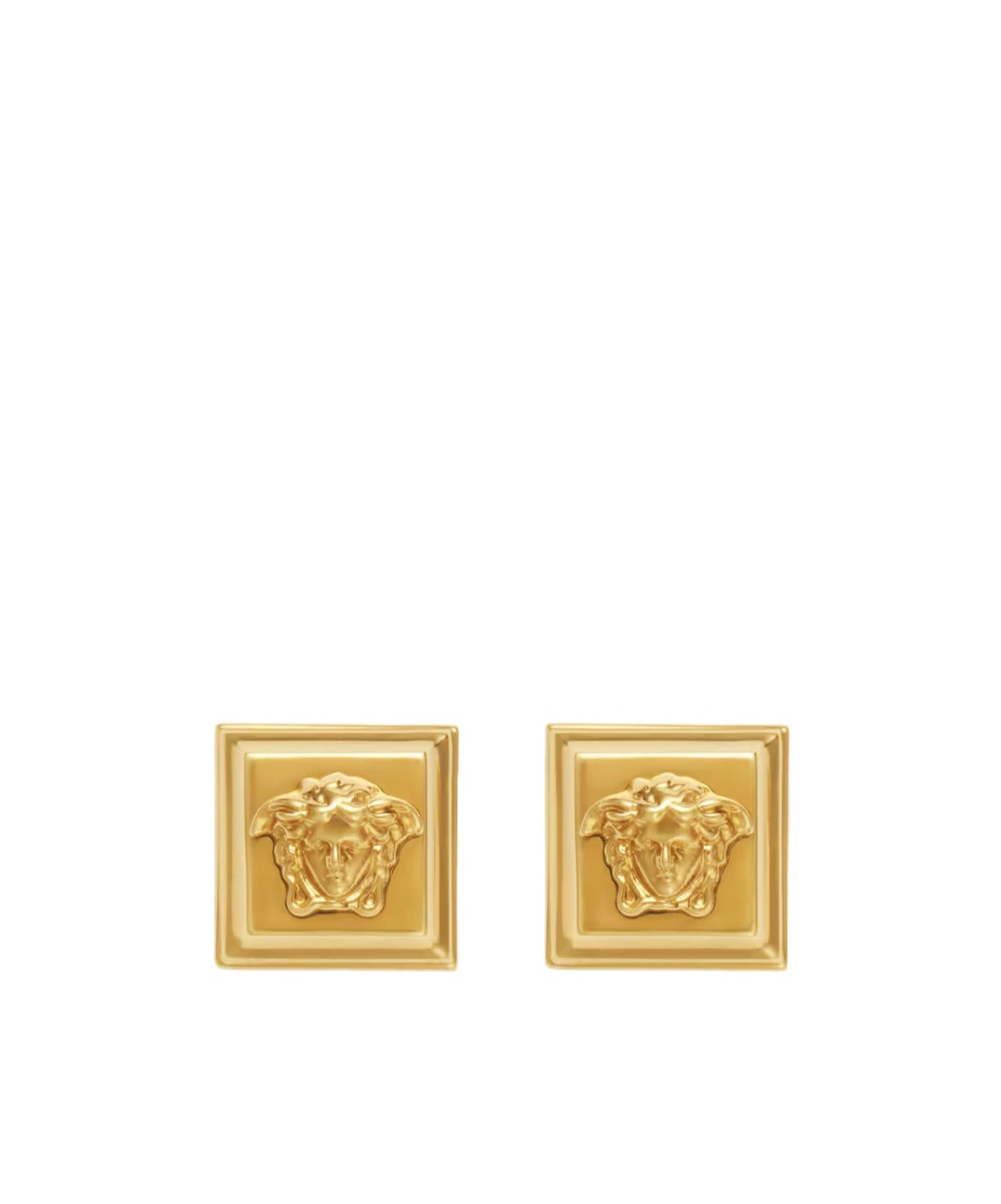 Medusa square earrings