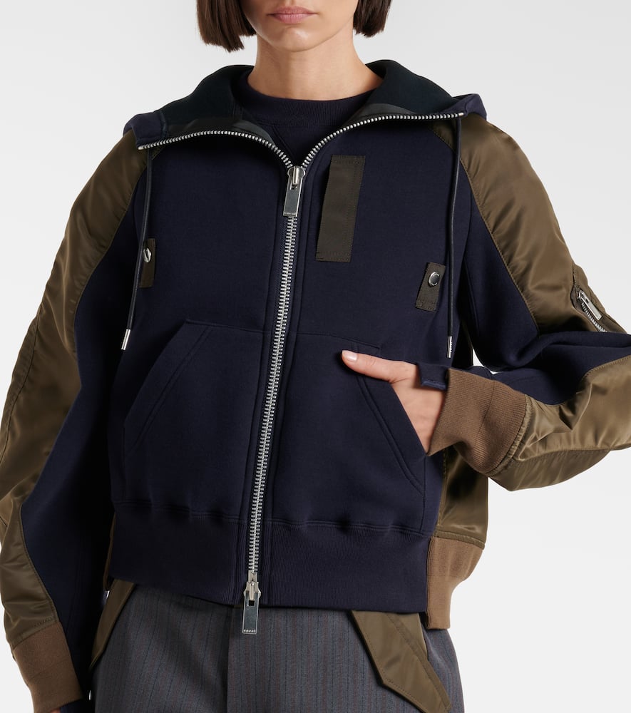 Cotton-blend and twill jacket