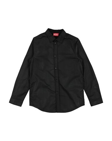 Kid Boy Shirt Black Size 12 Cotton