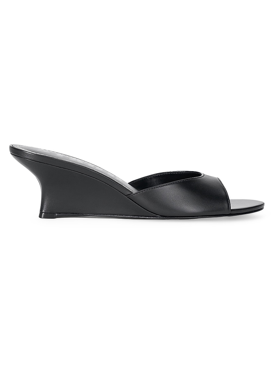 Women's Brigitte 60MM Wedge Mules - Black