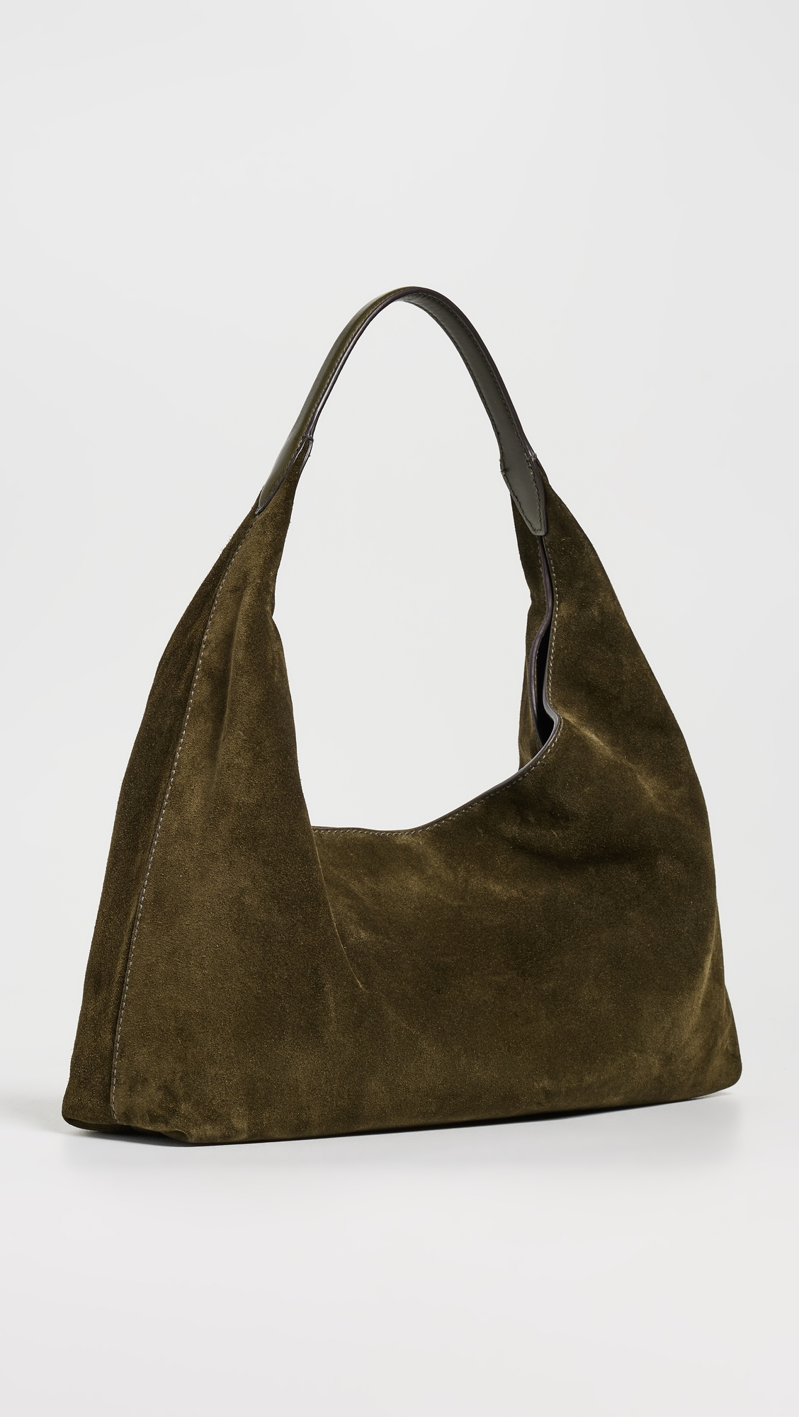 The Mylie Shoulder Bag in Italian Leather Loden One Size