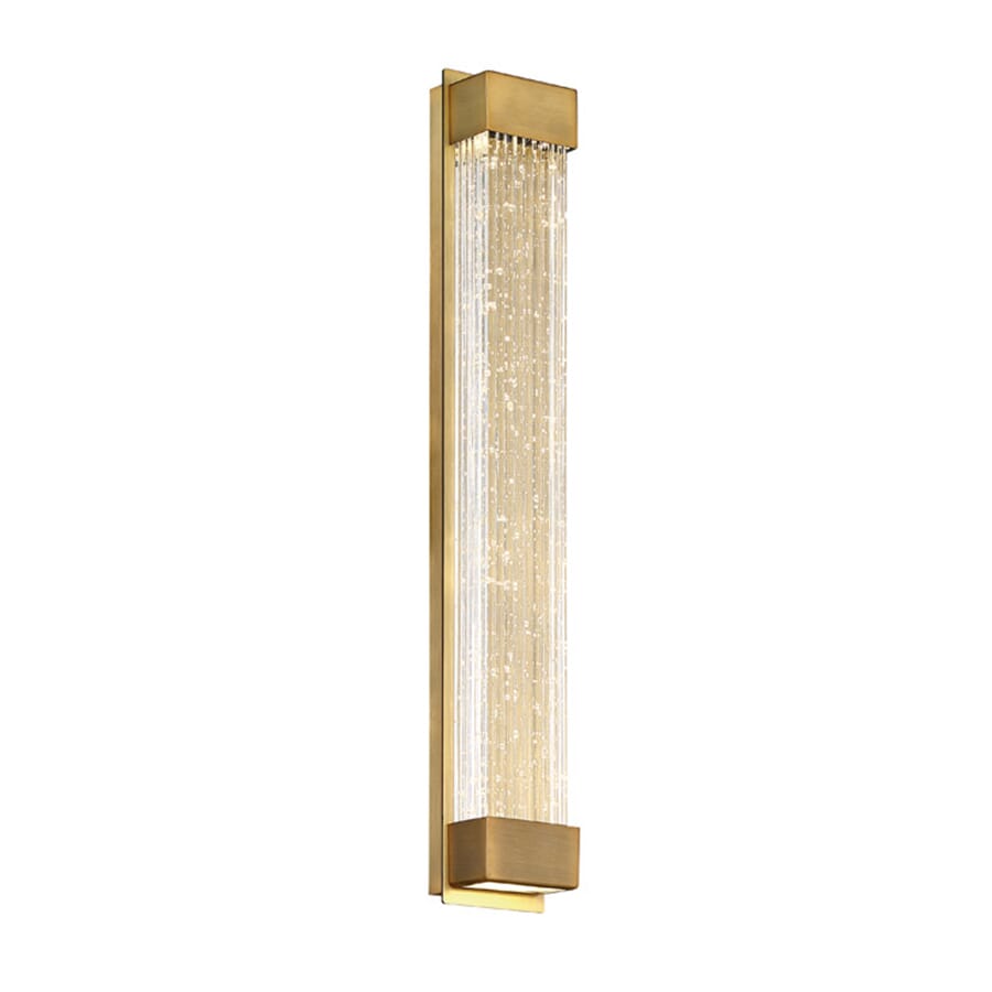Modern Forms Tower 20" Wall Sconce in Aged Bra