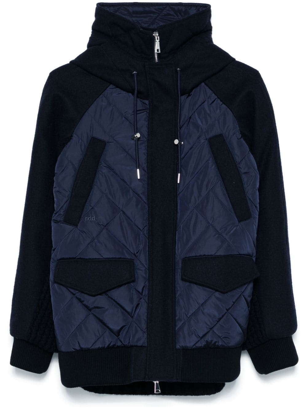 Hooded ped jacket - Blue
