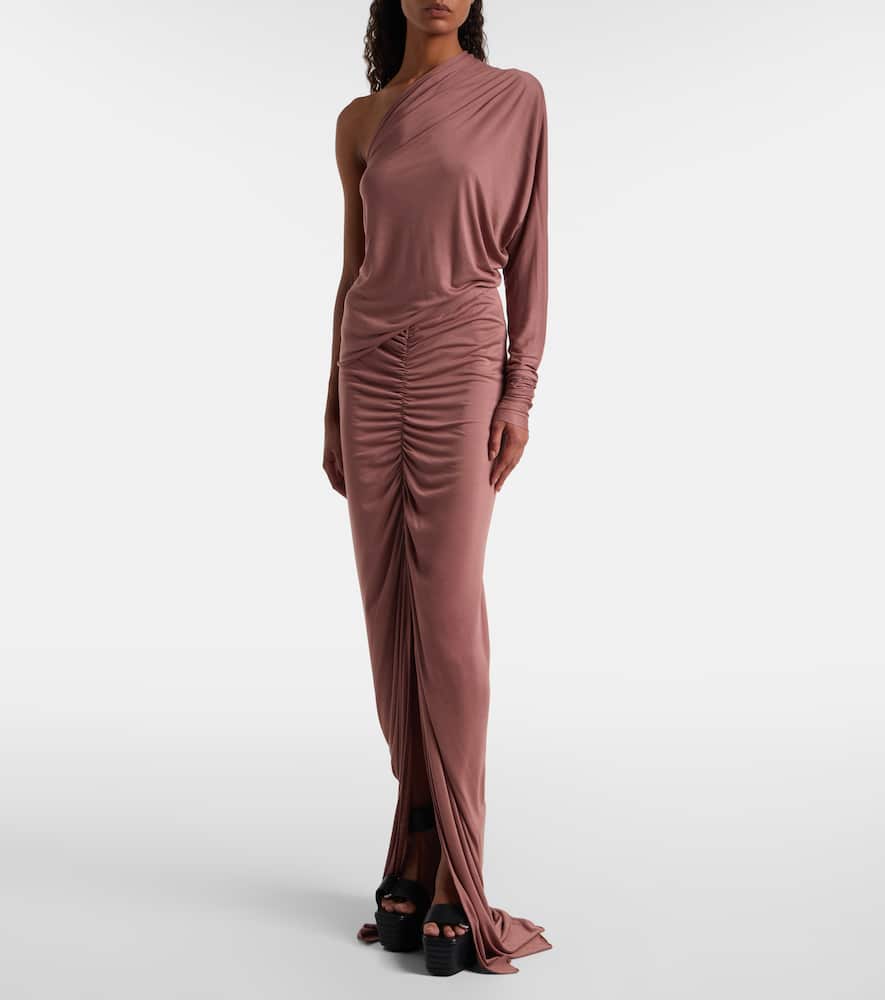 Poppy LS ruched jersey maxi skirt
