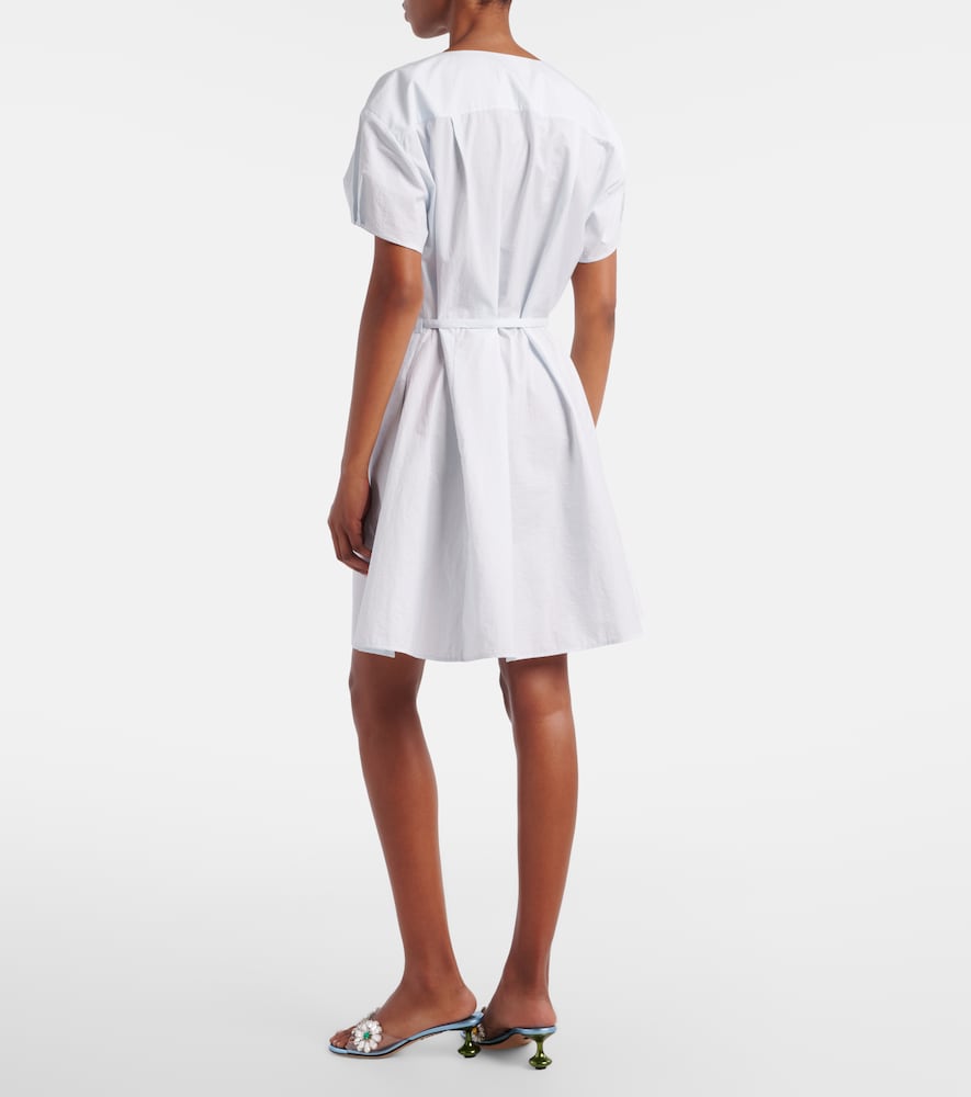 Paula's Ibiza Anagram cotton-blend shirt dress