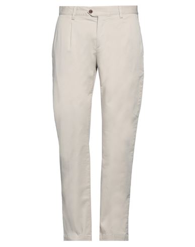 Man Pants Beige Size 30 Cotton, Elastane