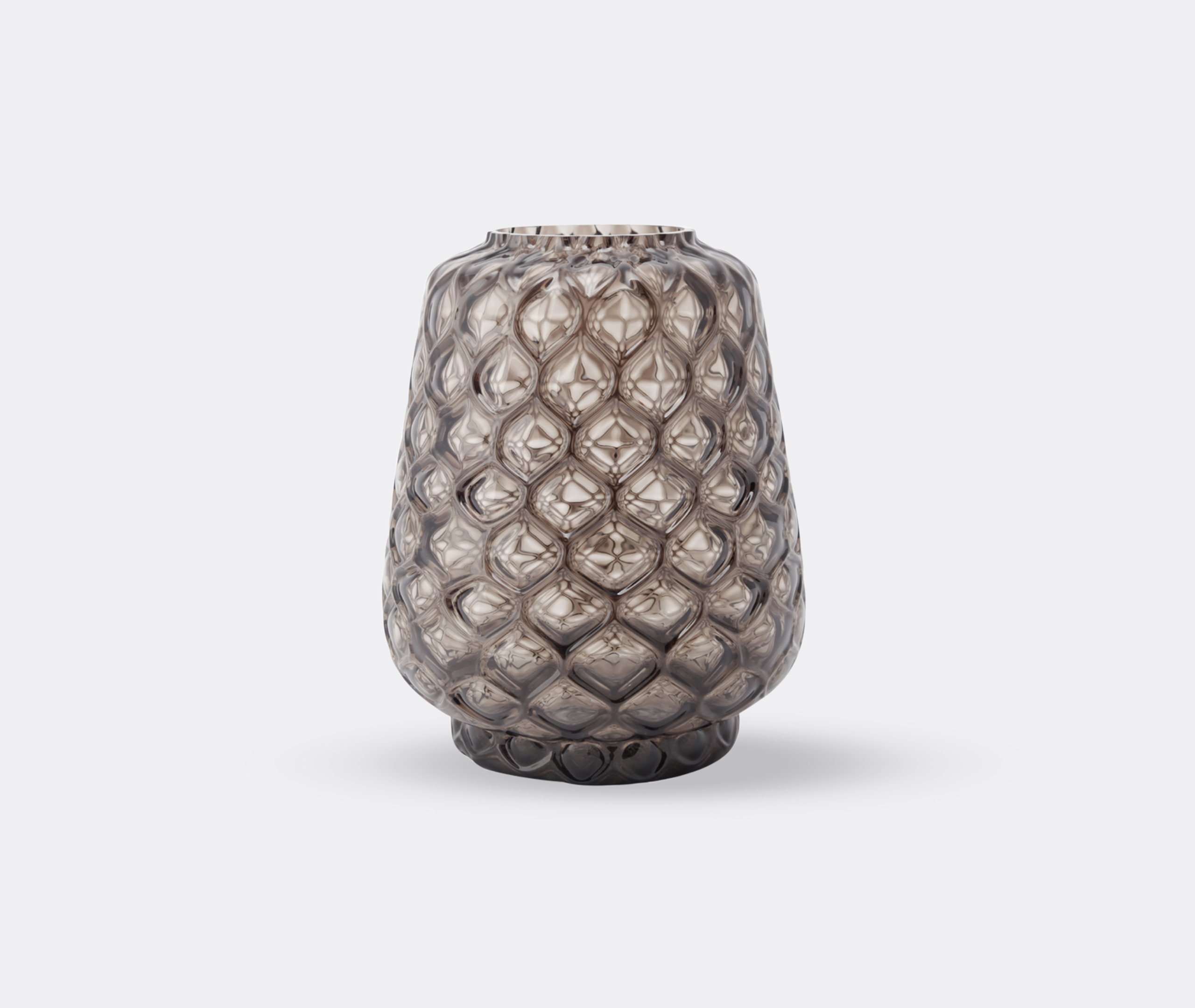 'kuro Prism' Vase, Large, Smoky Gray