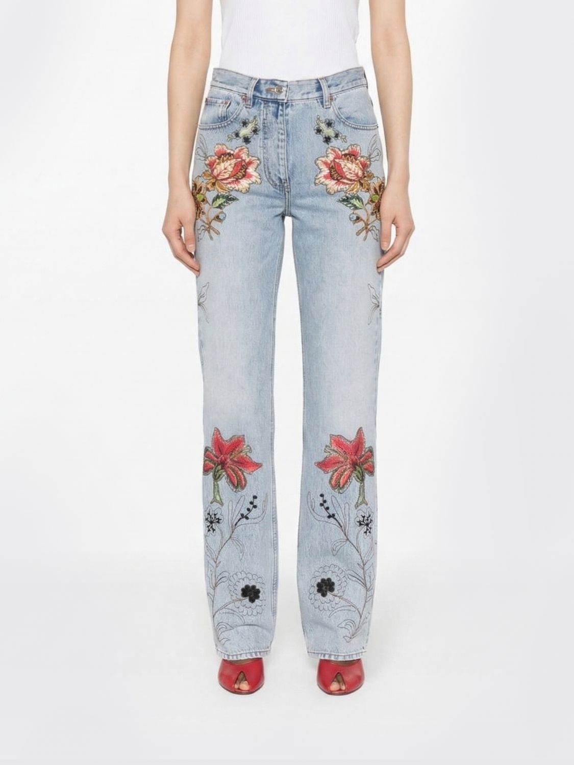 Jeans Woman color Denim