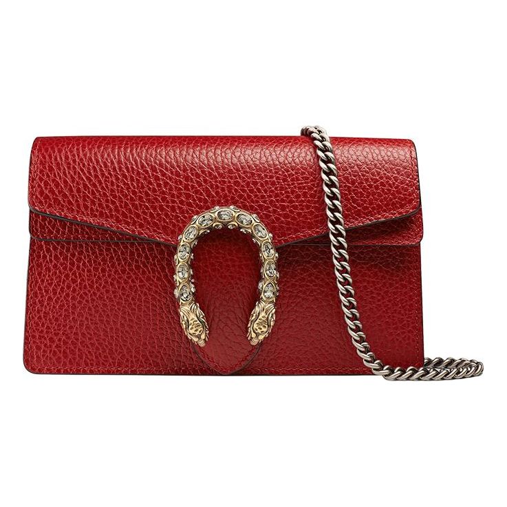 (WMNS) Dionysus Series Leather Bag Single-Shoulder Bag Mini Size 'Red'