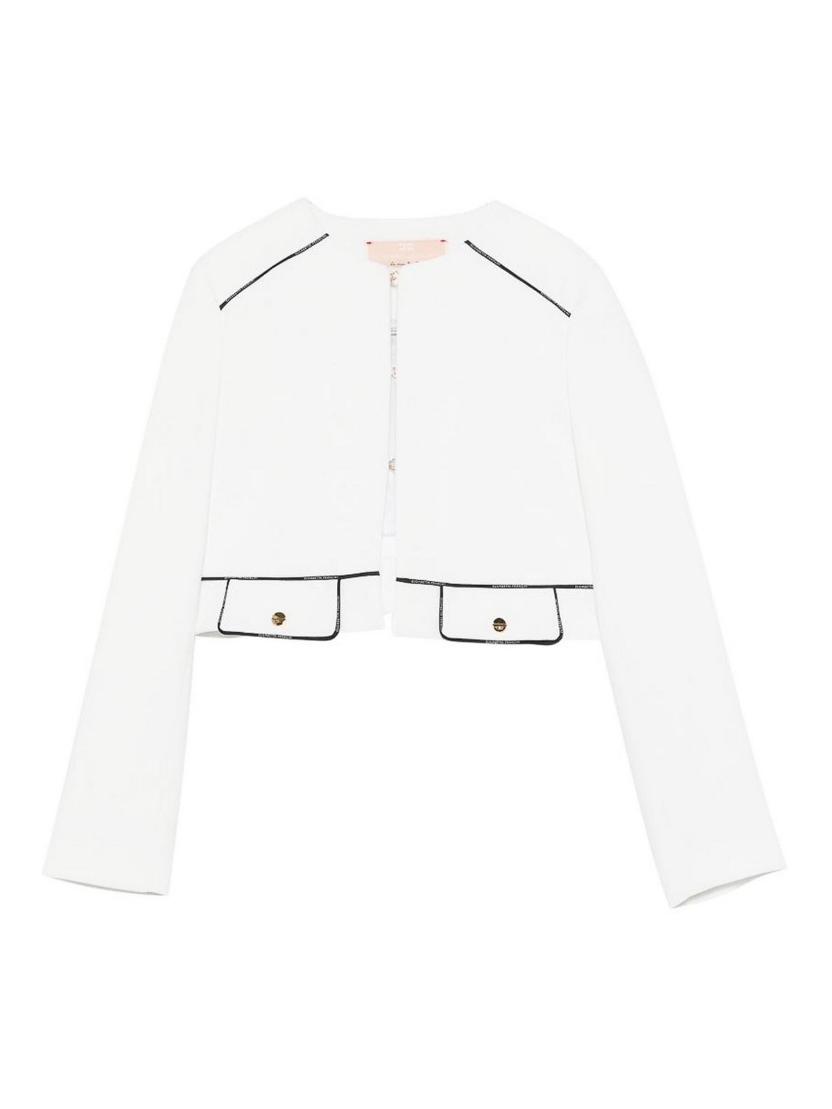 Jacket With Contrasting Edge