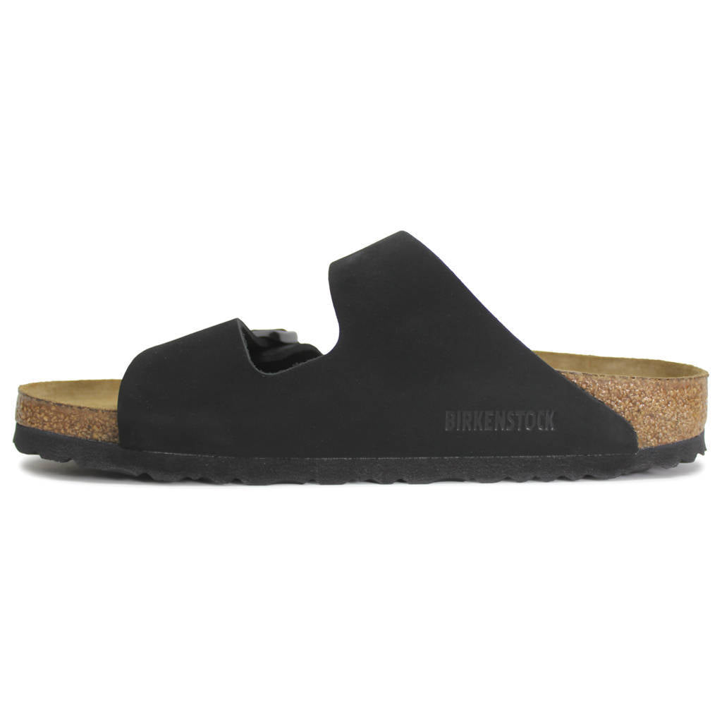 Birkenstock Arizona BS Nubuck Leather Unisex Slides Sandals