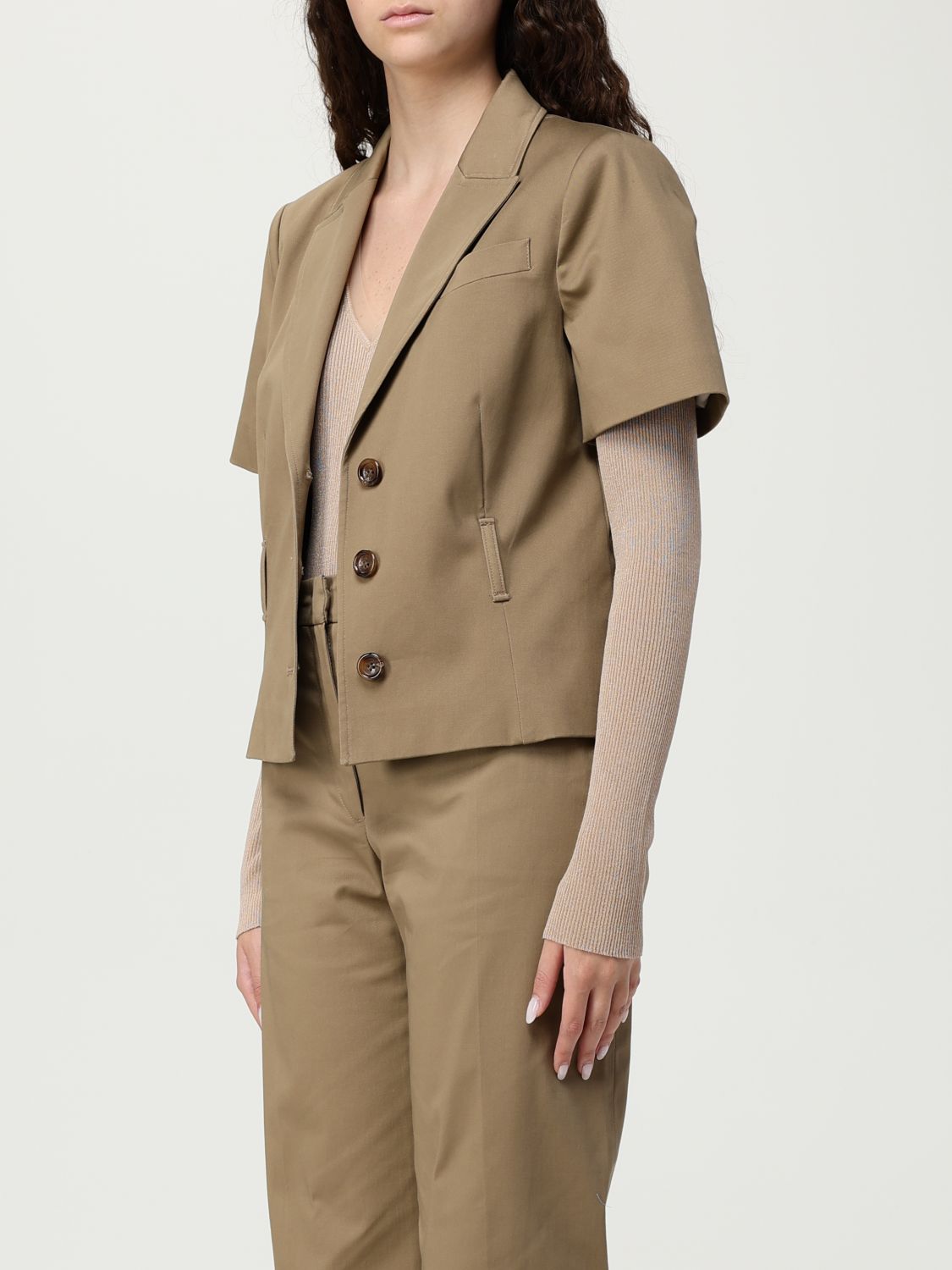 Jacket LIU JO Woman color Beige