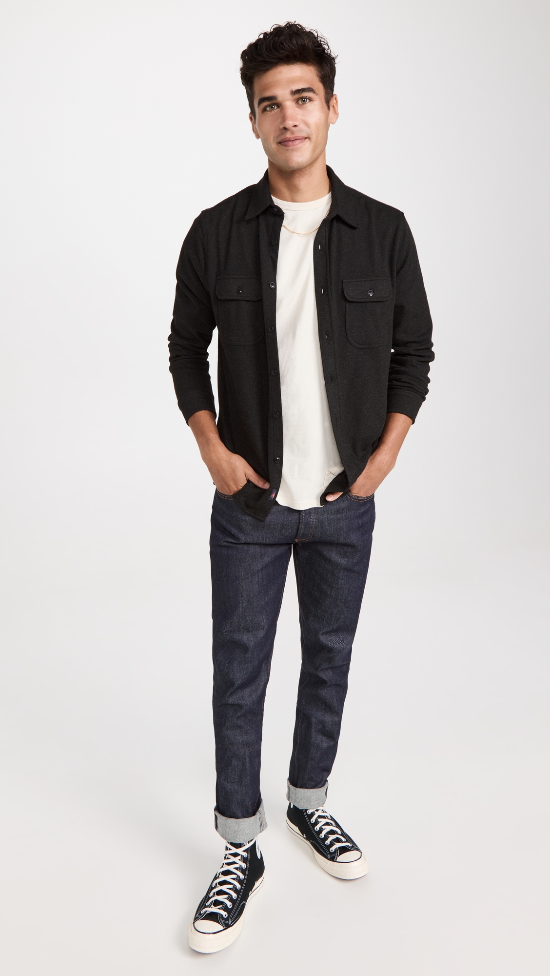 Legend Sweater Shirt Heathered Black Twill
