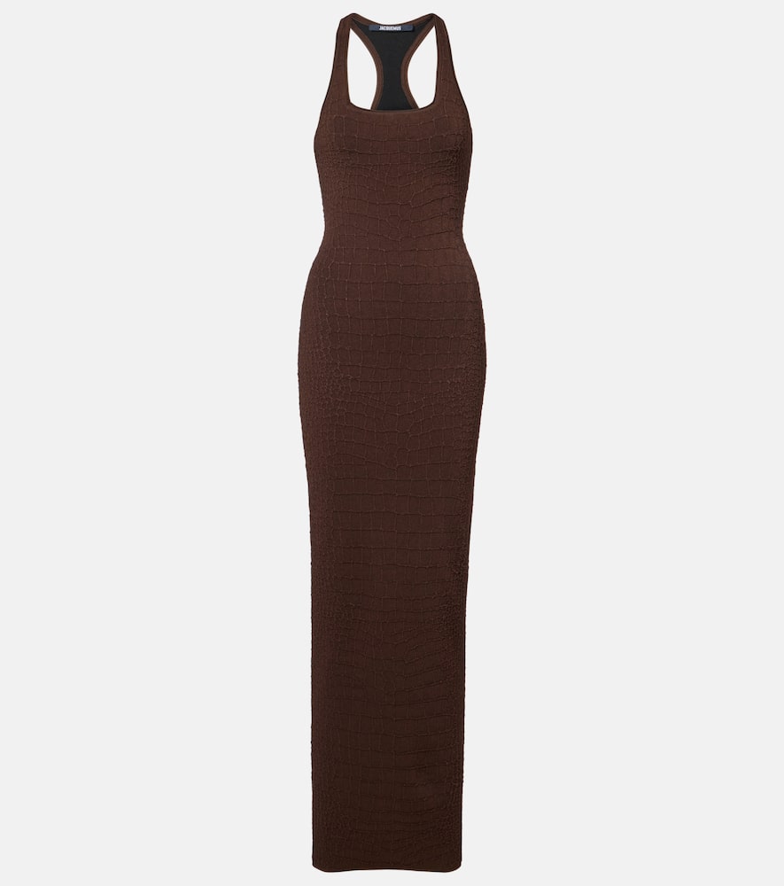 Jersey maxi dress