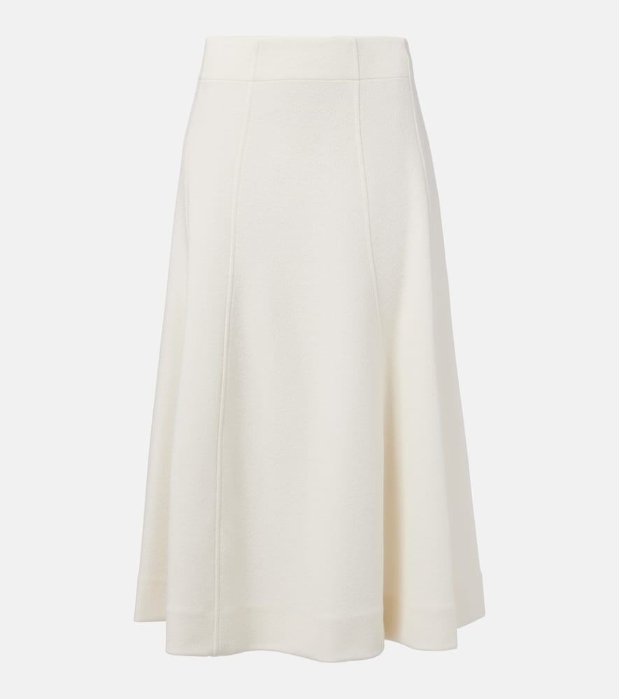 Knitted midi skirt