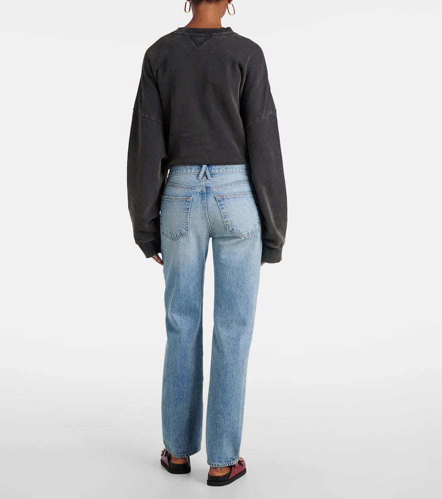 Kendra high-rise straight jeans
