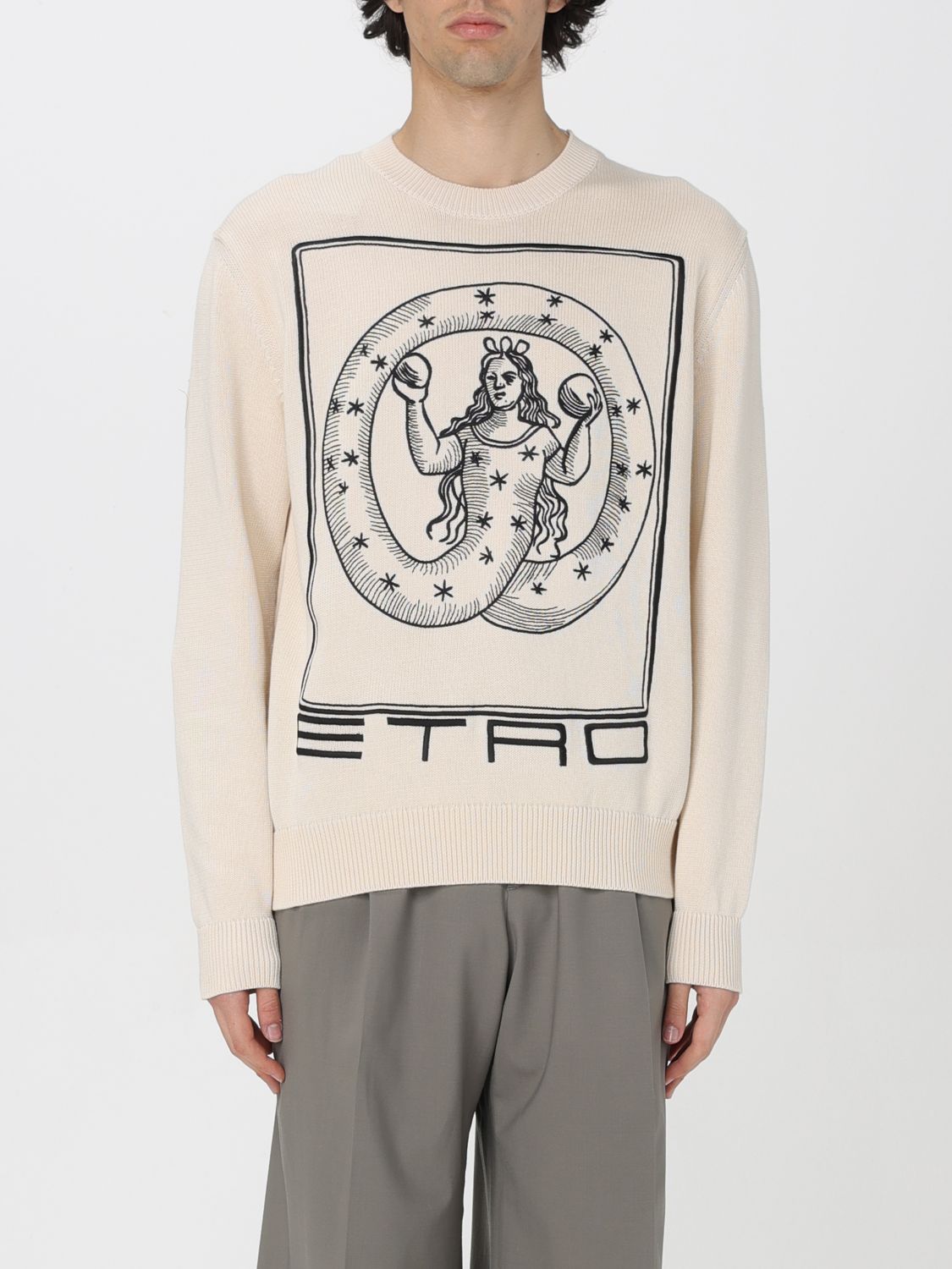 Cardigan Men color Beige