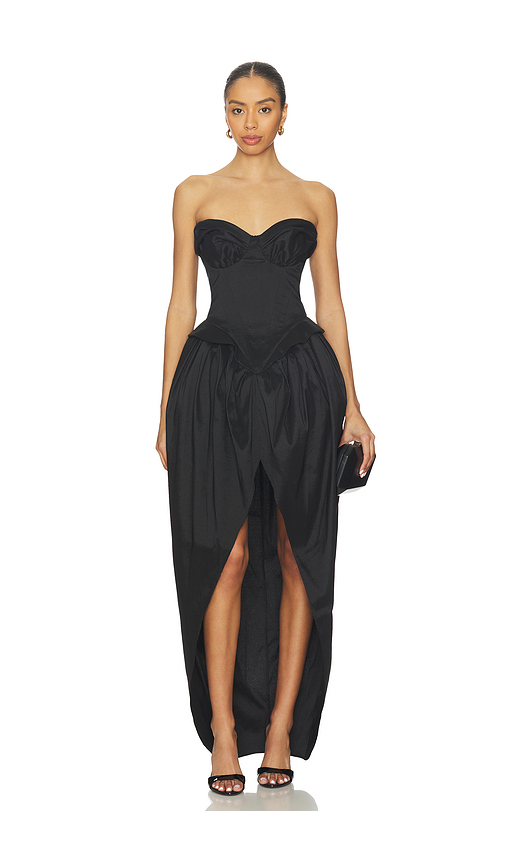 Camila Coelho ROBE AMARANTA en Black. L. Also en M, S