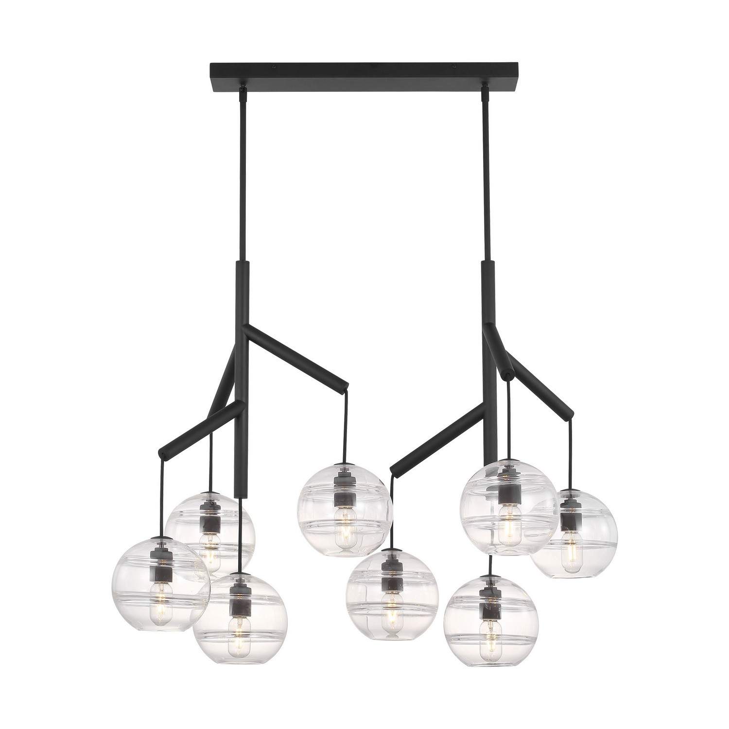 Nightshade Black LED Chandelier from the Sedona Collection