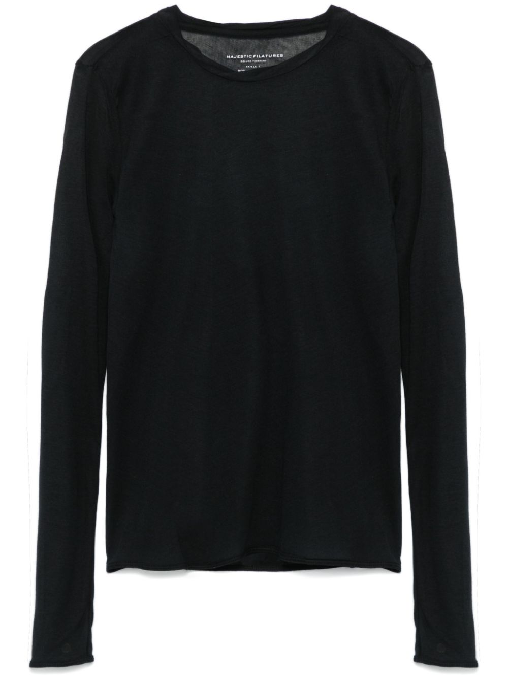 Crew-neck T-shirt - Black
