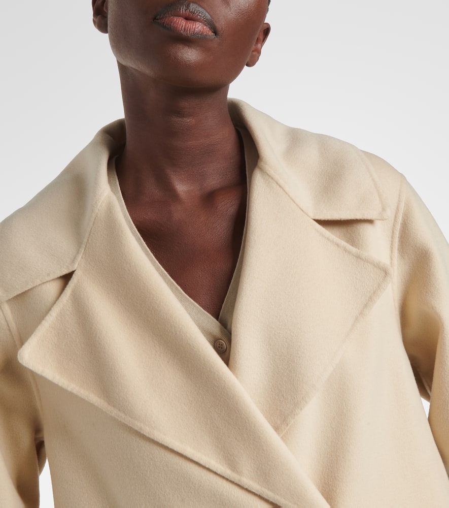 Rollet wool and silk coat